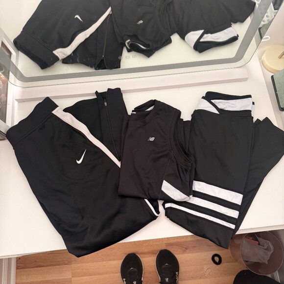 Black & White Activewear Bundle | Nike, New Balance, Shein | M/L - Picture 2 of 10